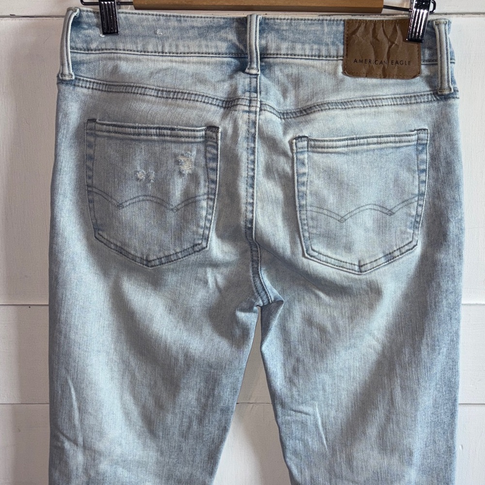 American Eagle Outfitters Light Blue Skinny Jeans - Picture 7 of 11